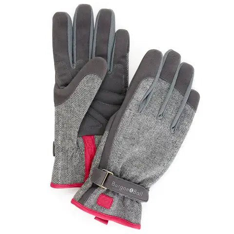 Love the Glove – Grey Tweed Gardening Gloves in (S/M) & (M/L) | Burgon & Ball
