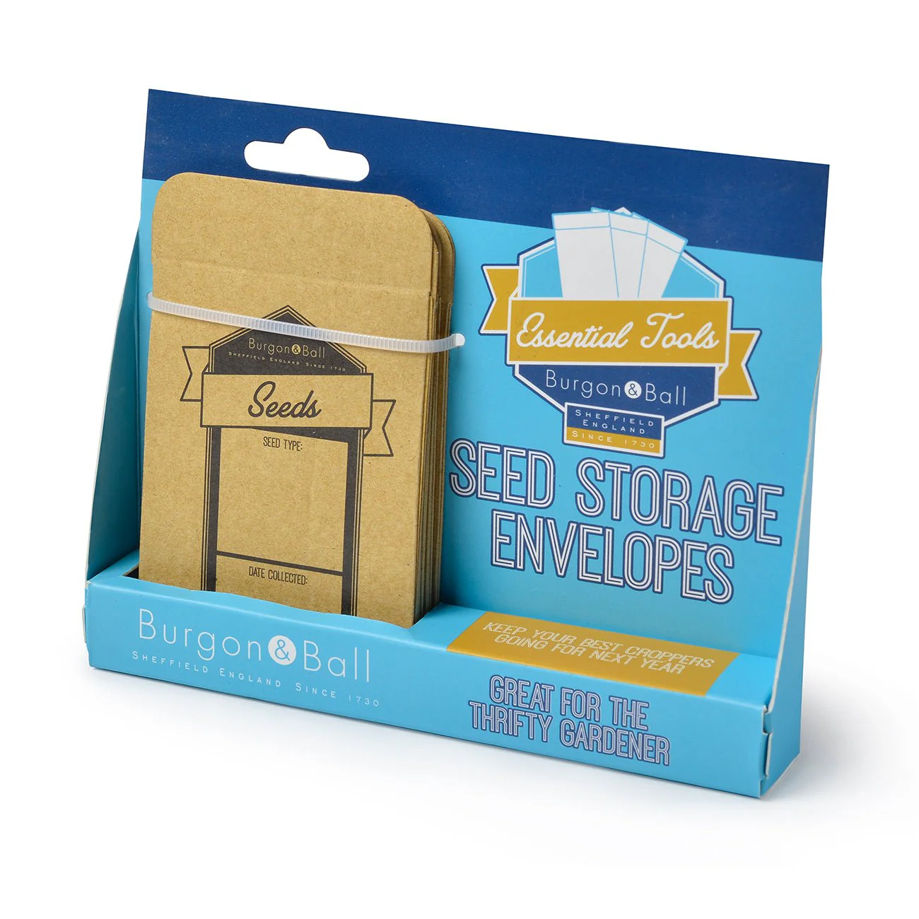 Seed Storage Envelopes – 20 Pack for Collecting & Saving Seeds | Burgon & Ball
