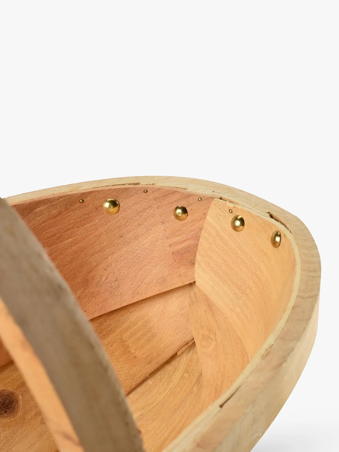 Traditional Garden Trug, Large Wooden Harvesting Trug, 57cm Length - Image 3