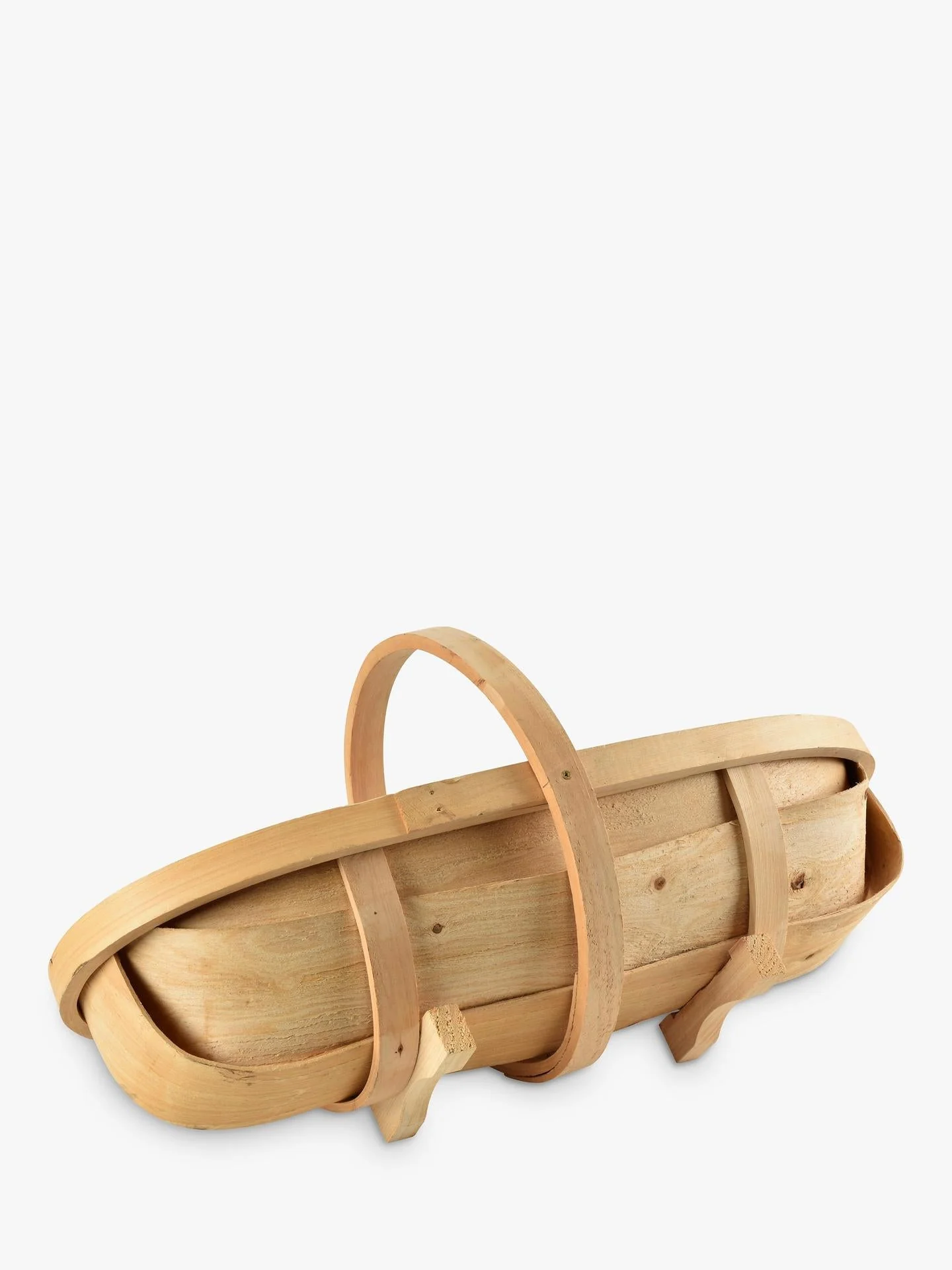 Traditional Garden Trug, Large Wooden Harvesting Trug, 57cm Length - Image 4