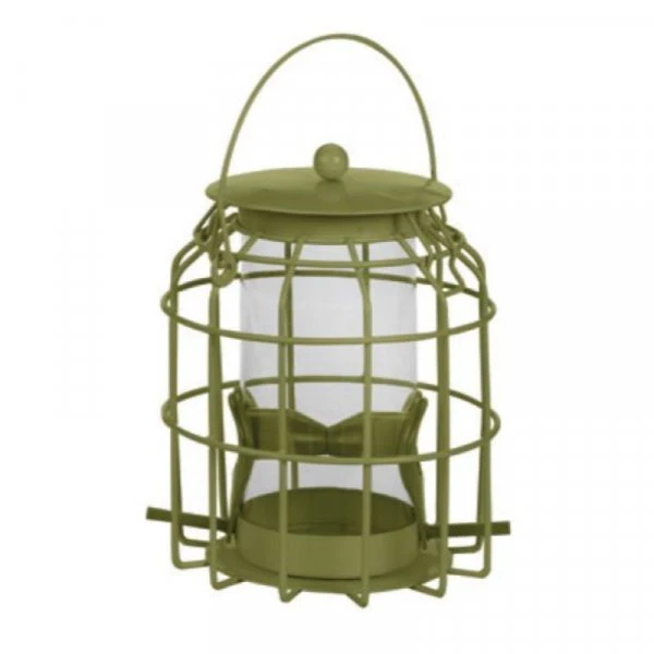 Compact Squirrel Proof Seed Feeder, Guardian Cage Bird Feeder, 15cm High