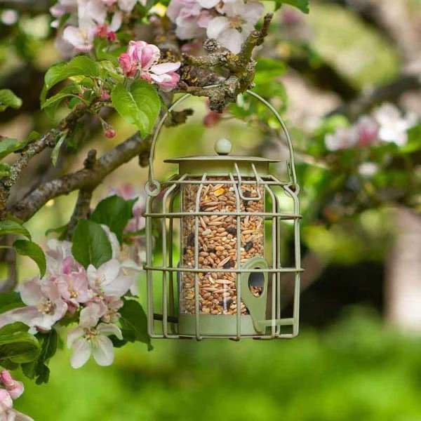 Compact Squirrel Proof Seed Feeder, Guardian Cage Bird Feeder, 15cm High - Image 2