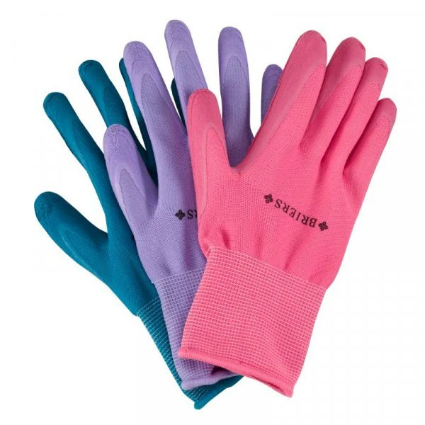 Comfi Grips Triple Pack Water Resistant Hi Grip Gardening Gloves