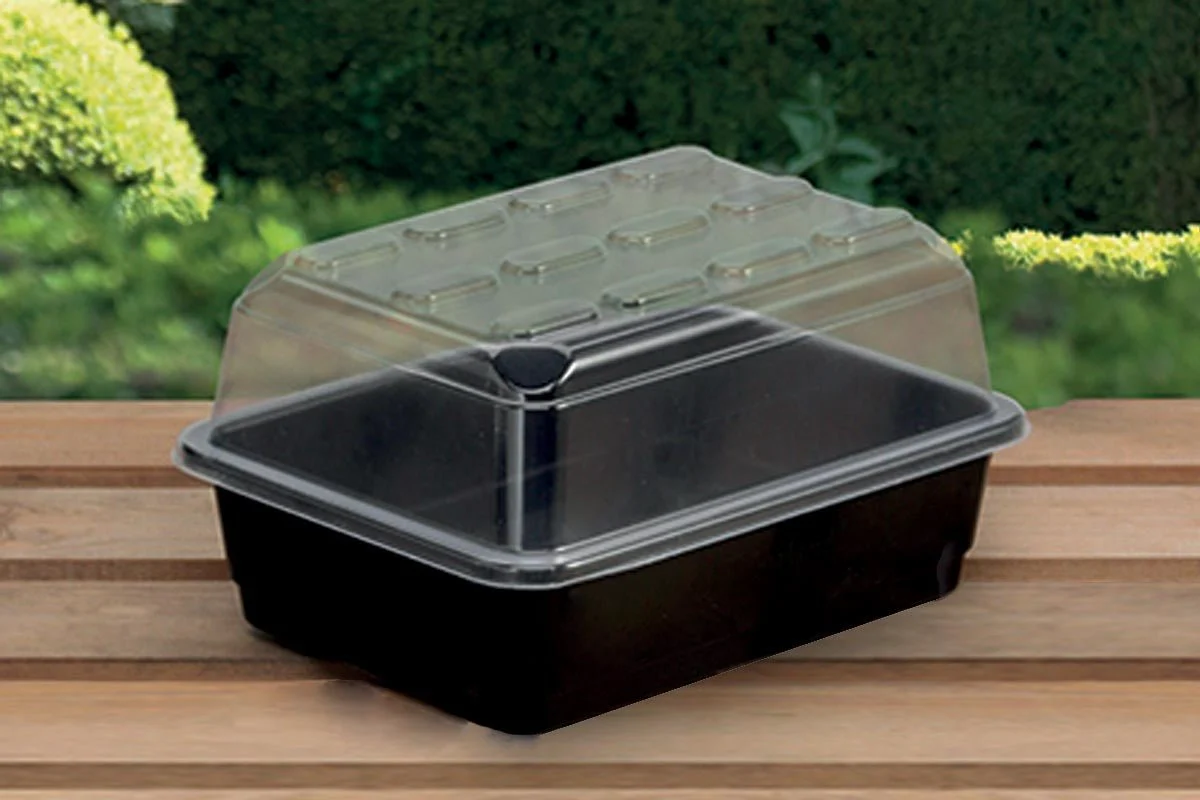 Budget Propagator With Holes – Compact Seed Propagation Tray in Small, Narrow or Large | Recycled Plastic by Garland