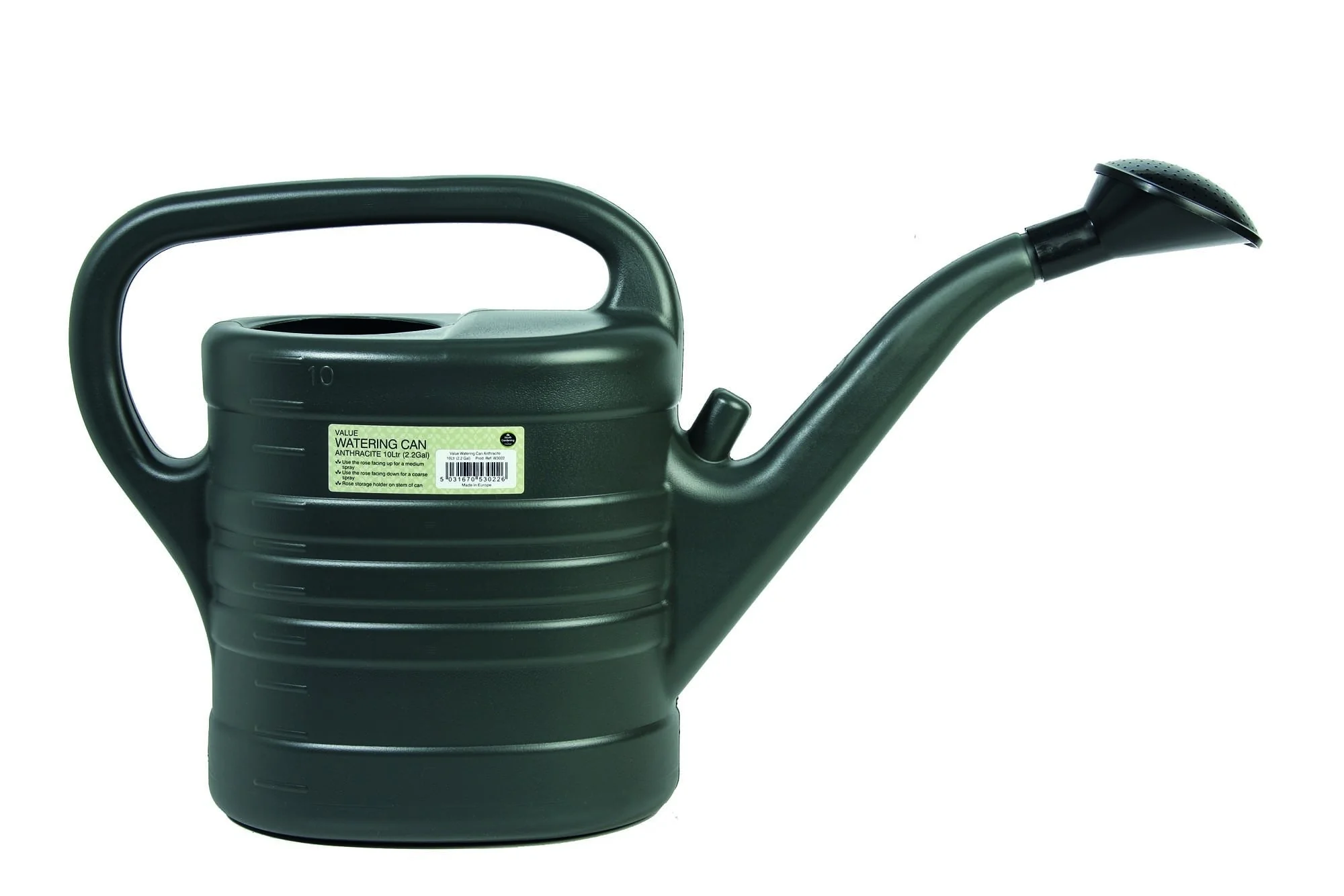 Value Watering Can – 10L Capacity in Red, Anthracite or Green | Garland