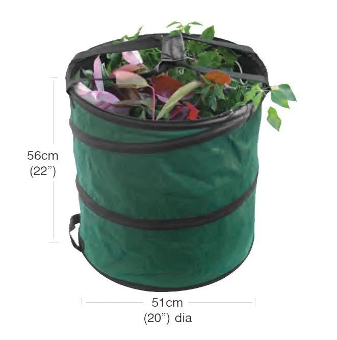 Pop Up Garden Bag, Medium 51 cm or Large 61 cm, Reusable Garden Waste Bag - Image 2