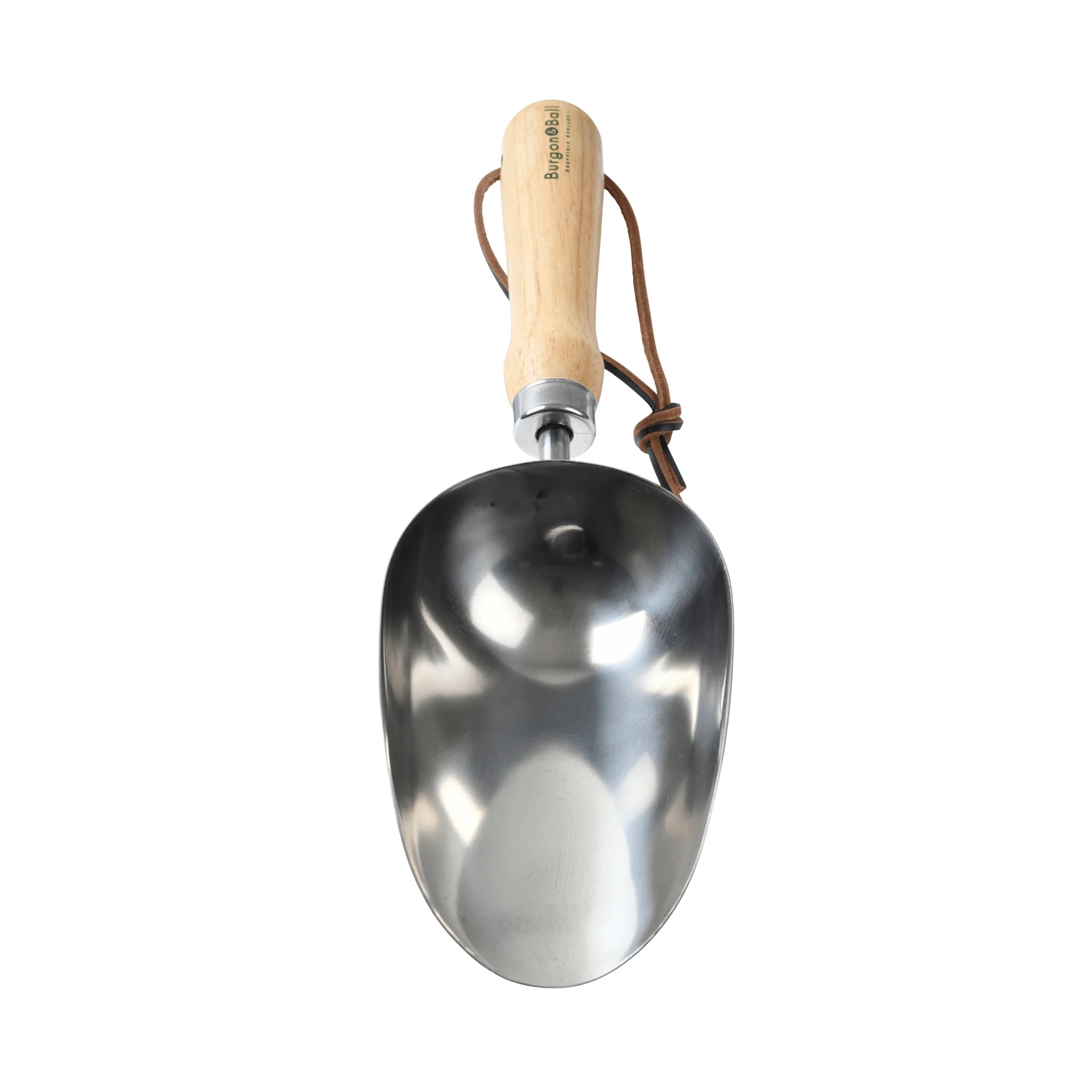 RHS Endorsed Stainless Steel Compost Scoop by Burgon & Ball - Image 5