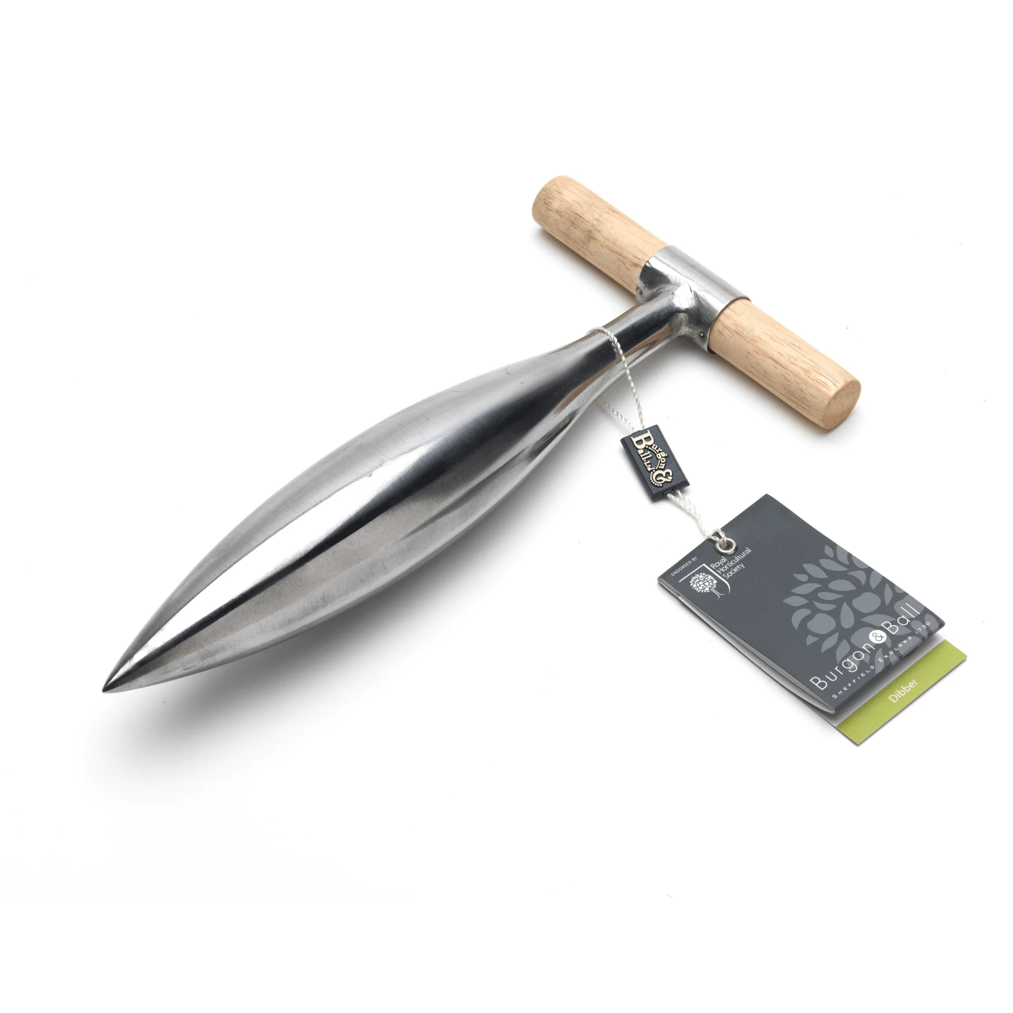 RHS Endorsed Stainless Steel Dibber by Burgon & Ball
