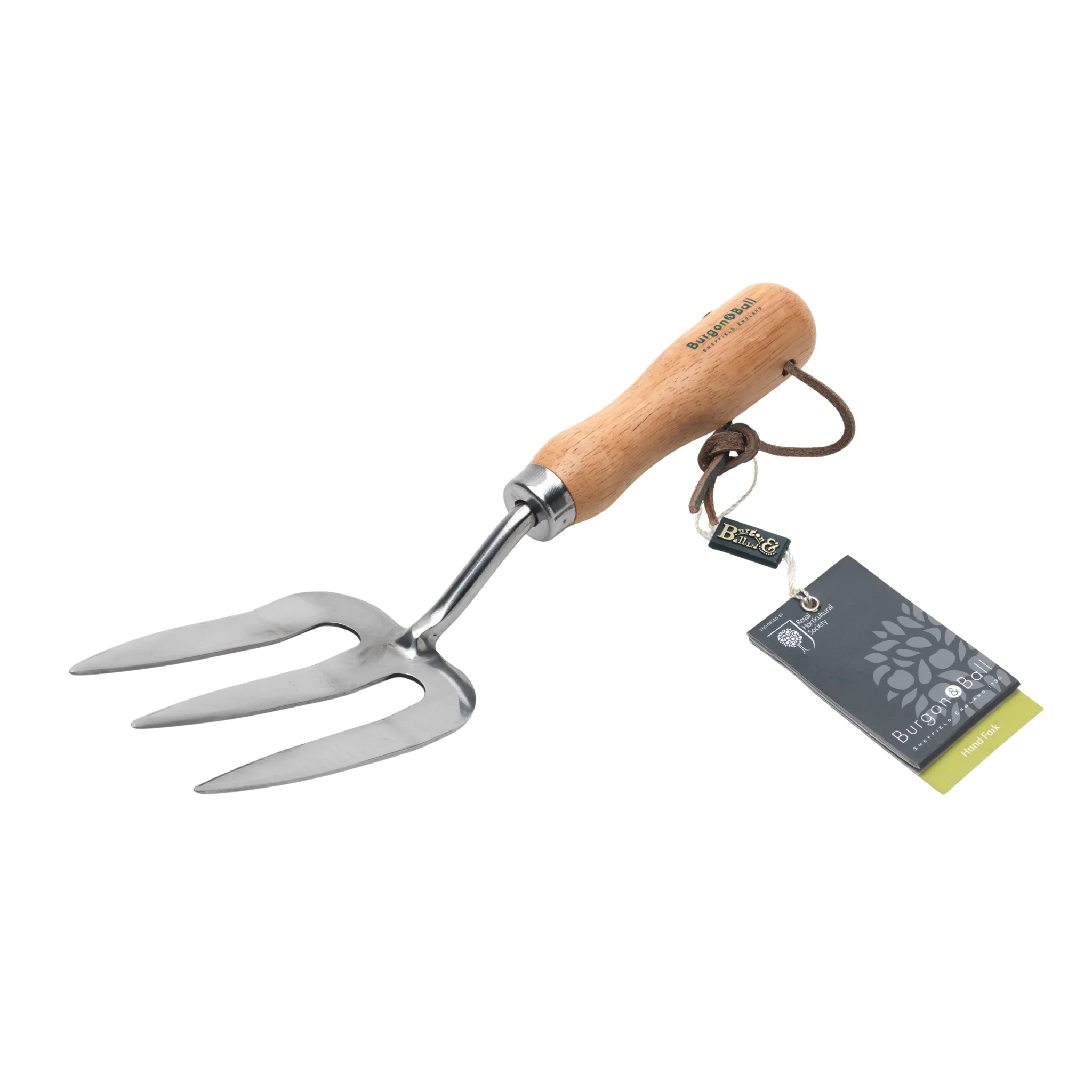 RHS Endorsed Stainless Steel Hand Fork by Burgon & Ball
