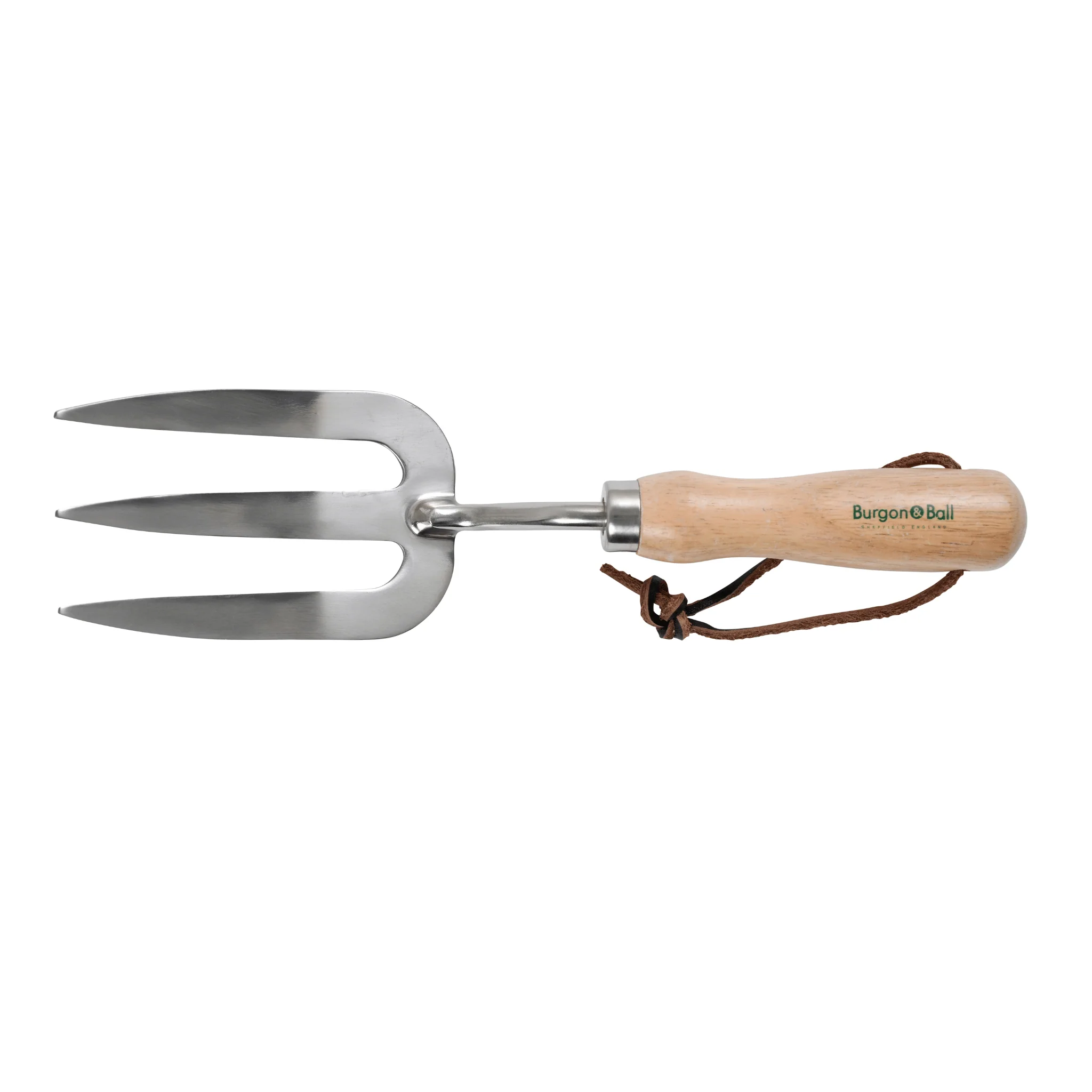 RHS Endorsed Stainless Steel Hand Fork by Burgon & Ball - Image 2