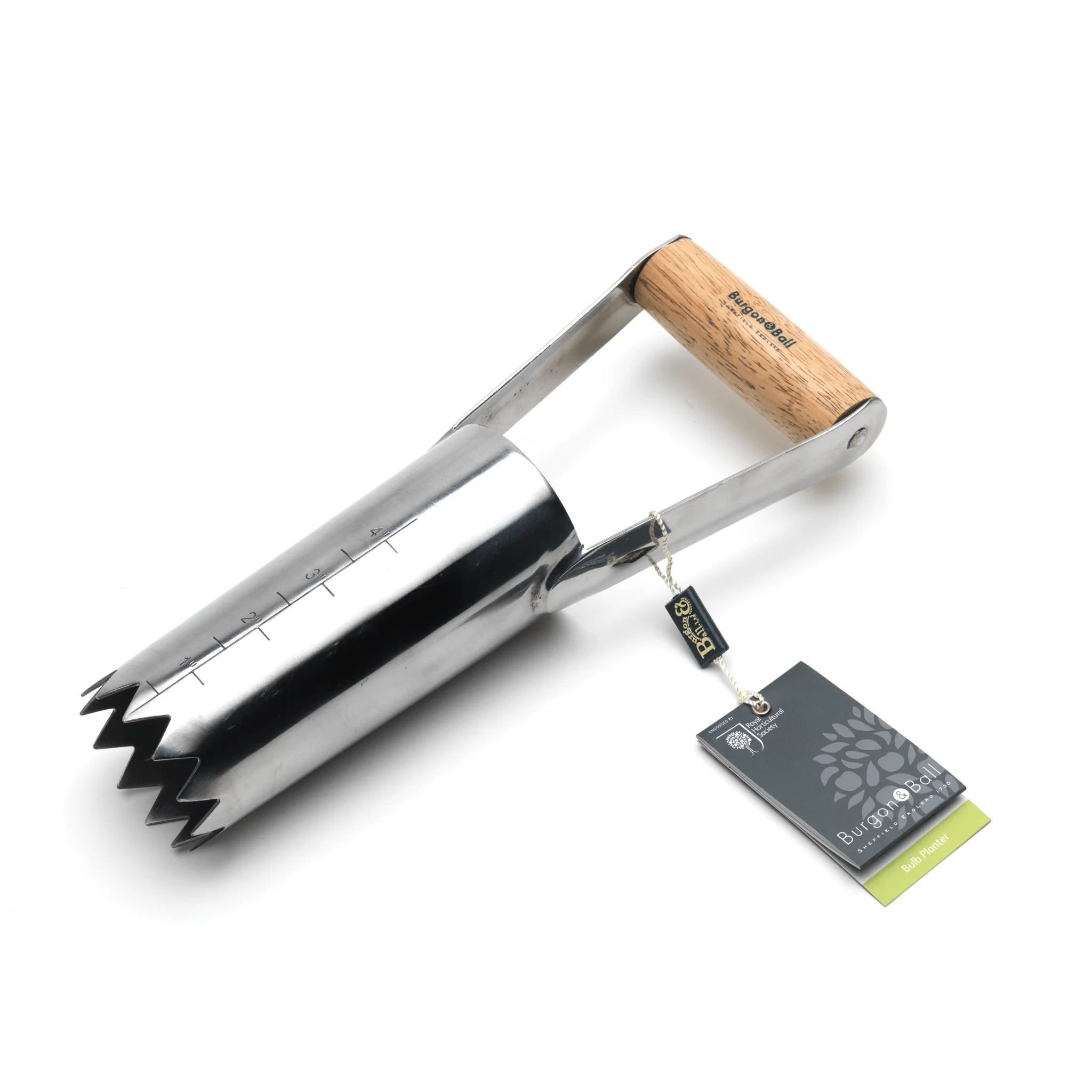 RHS Endorsed Stainless Steel Hand Held Bulb Planter by Burgon & Ball