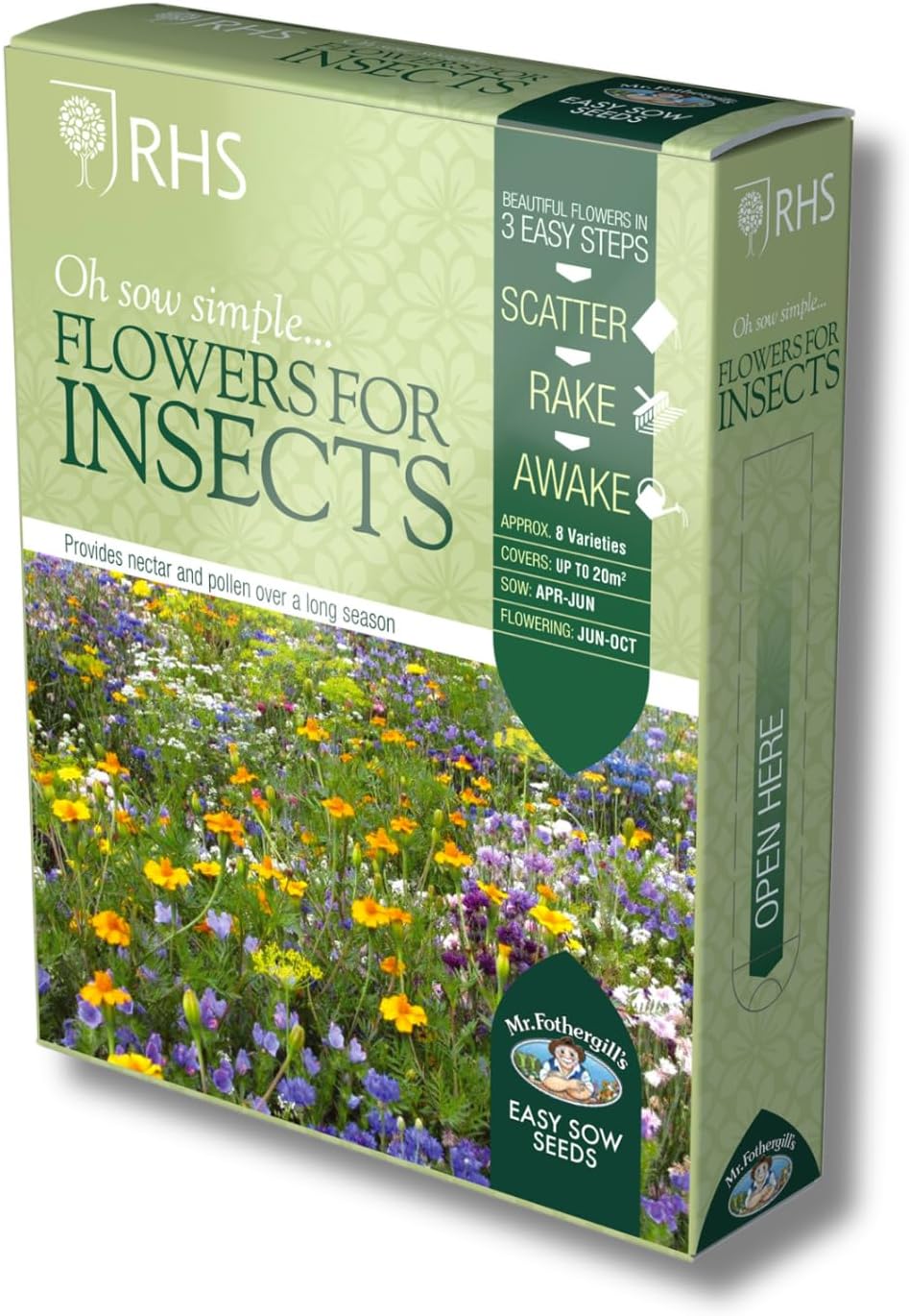 RHS Flowers For Insects Easy Sow Seeds 20g Box