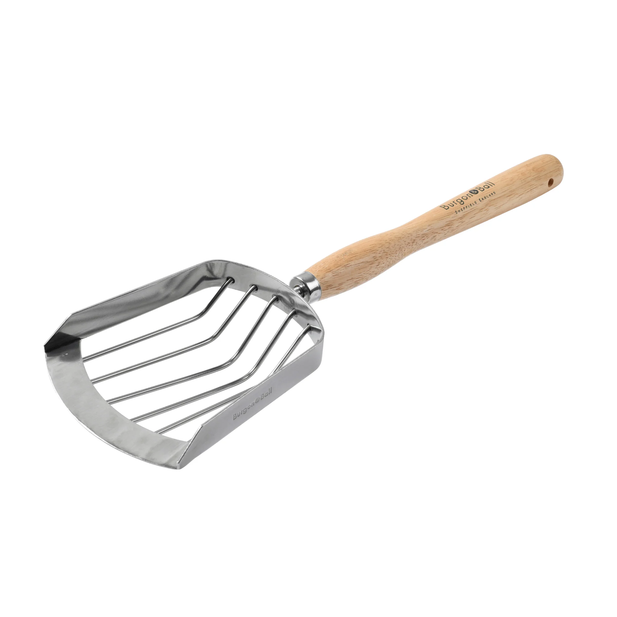 RHS Endorsed Stainless Steel Potato Harvesting Scoop by Burgon & Ball - Image 3