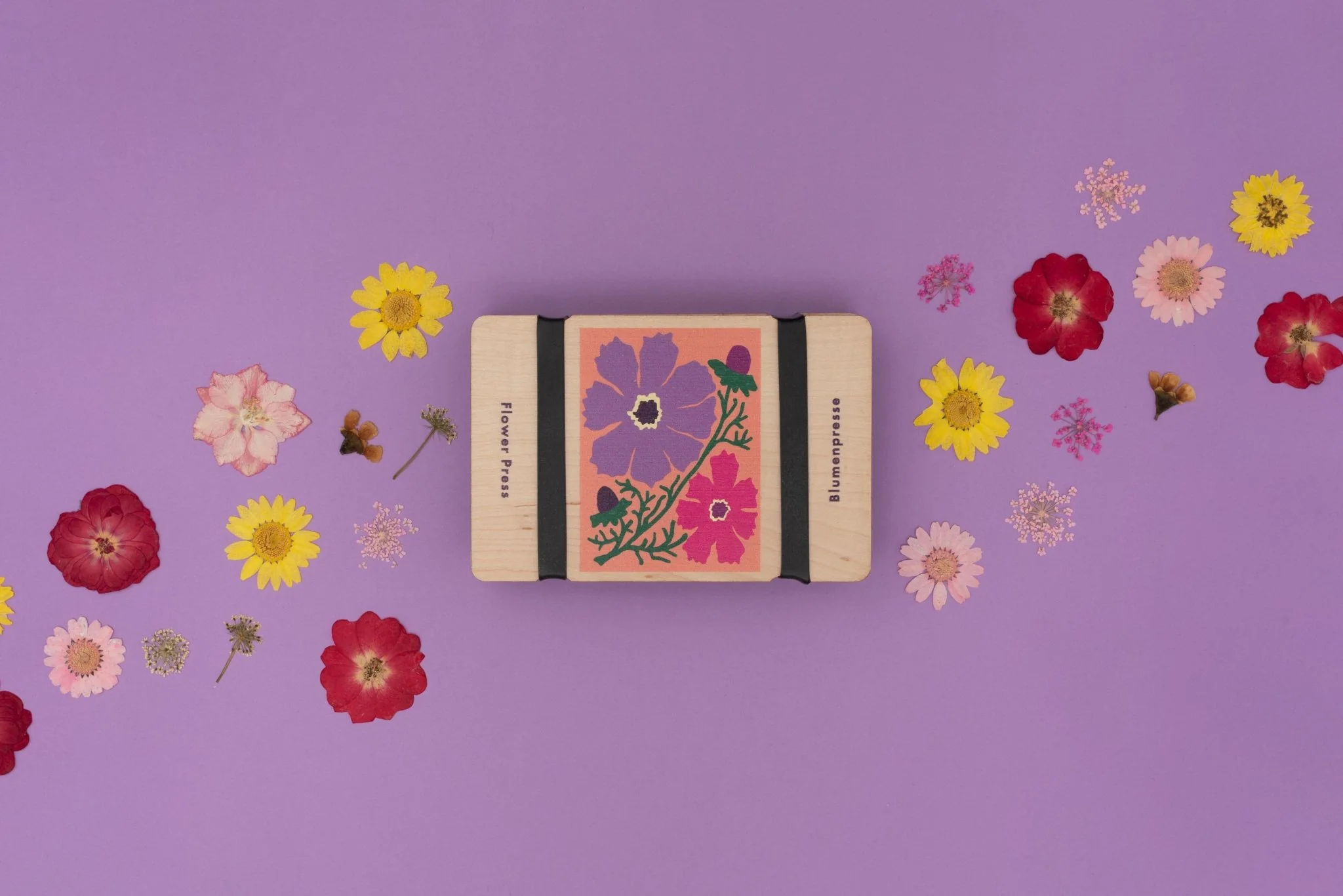 Pocket Flower Press Kit – Cosmos Floral Design for Nature Pressing | Studio Wald - Image 3