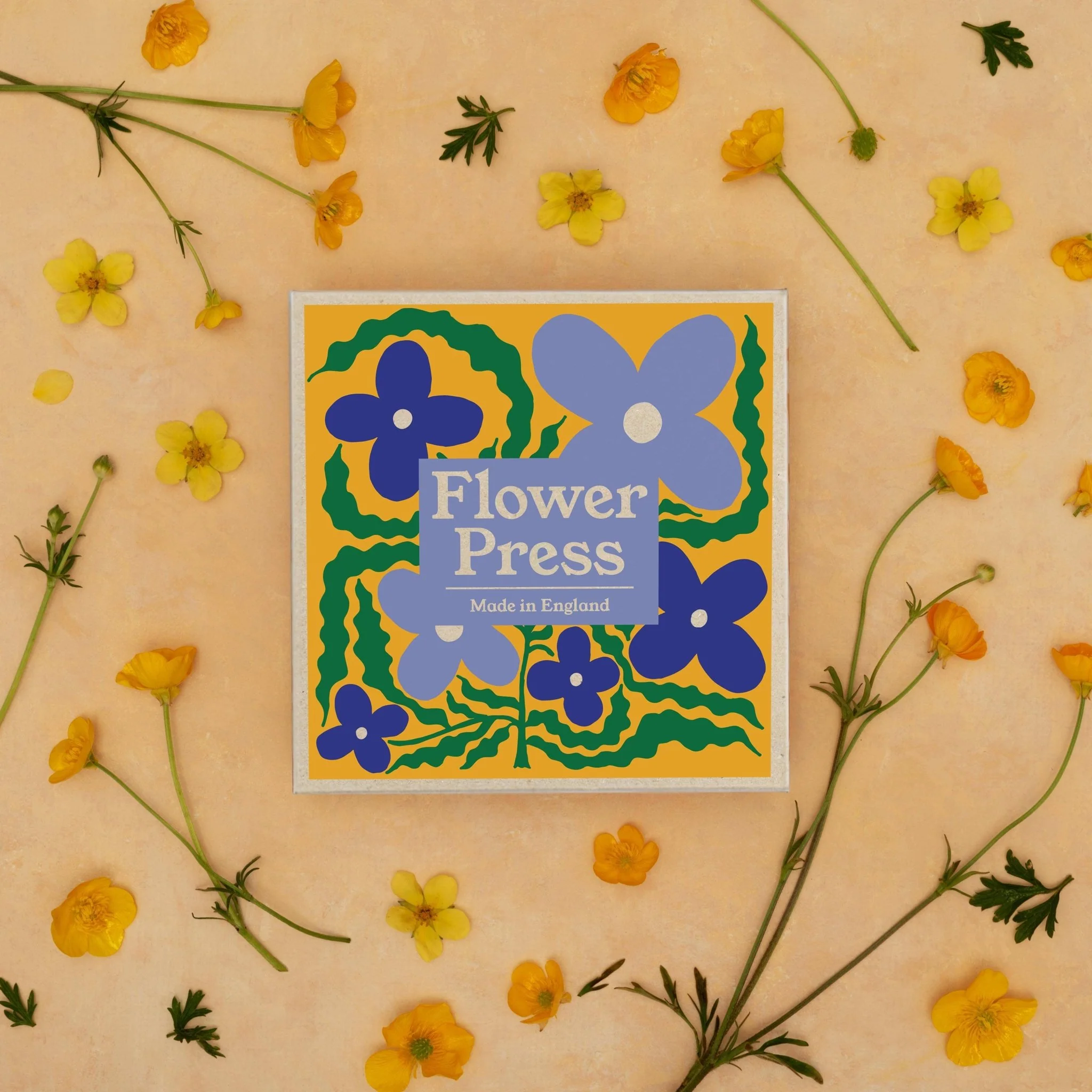 Studio Wald Flower Press Smock 15cm UK Made Botanical Flower Press Kit - Image 2