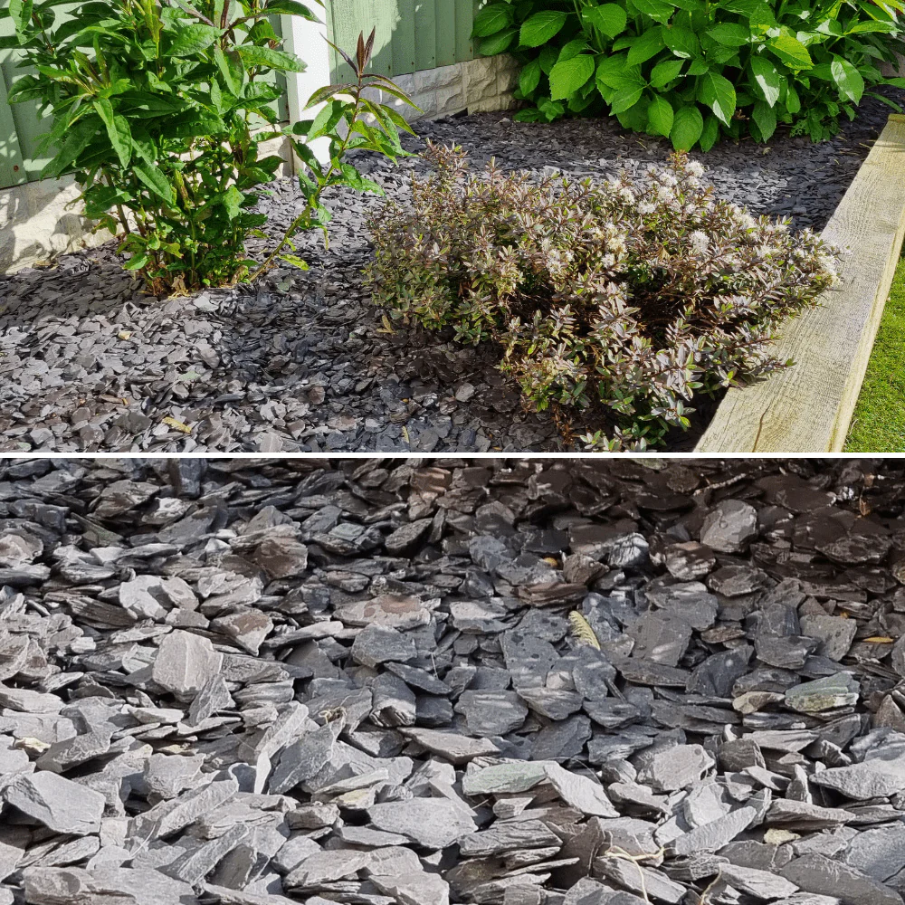 Welsh Blue Plum Crushed Slate Chippings 20mm - Image 2
