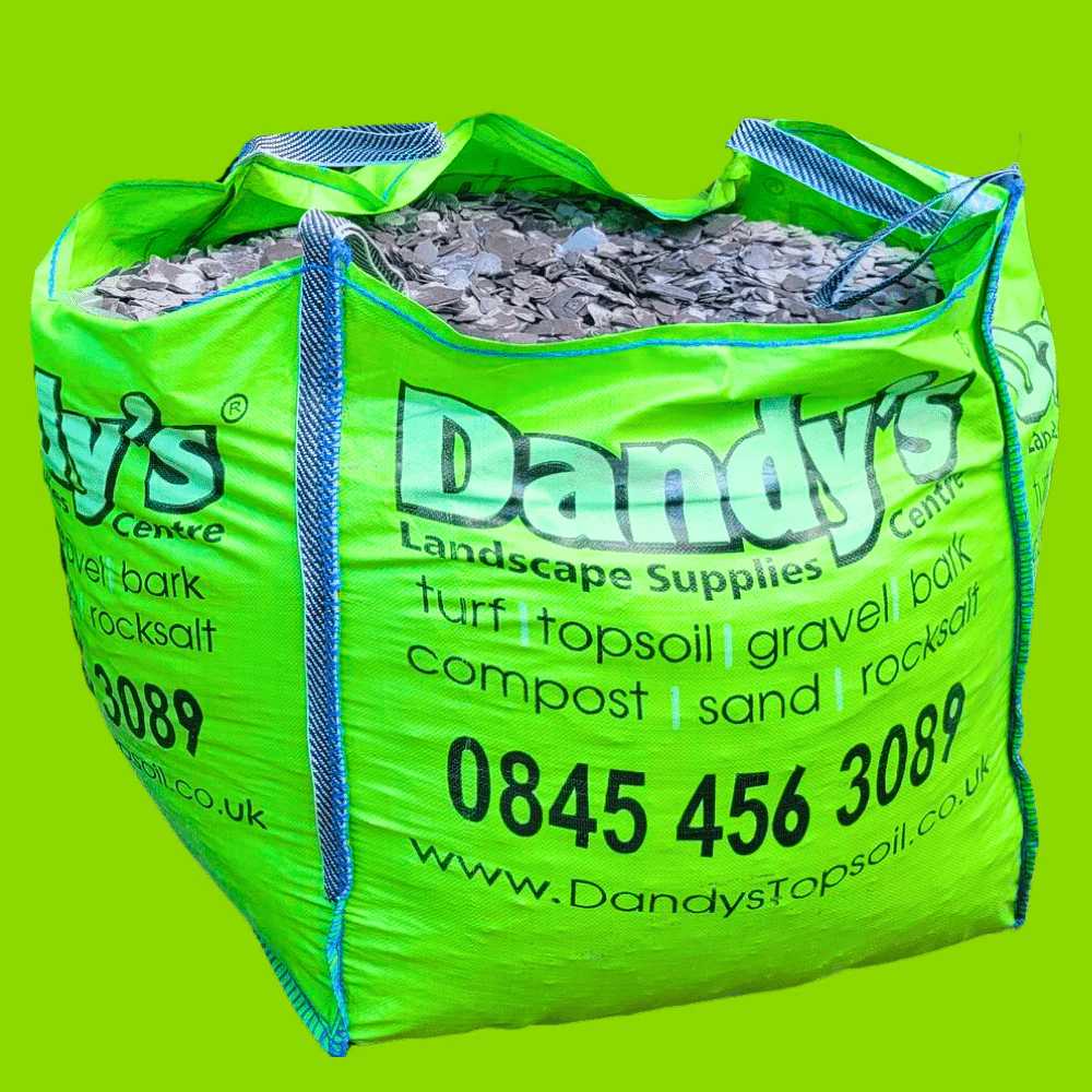 Welsh Blue Plum Crushed Slate Chippings 40mm - Image 6